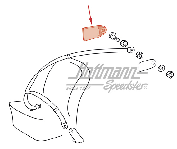 Cappuccio, cintura di sicurezza, superiore, 911/912                                                 