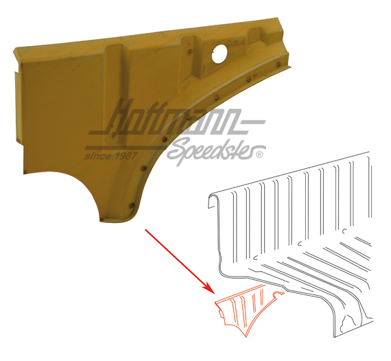 Lamiera di fronte, angolo, 8.57-7.65, destra | 111 813 152 B | 050-1378-02
