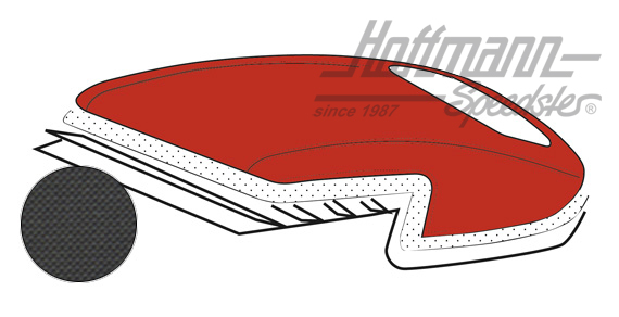 Capote, 8.59-3.67, materiale PVC, nero |  | 060-4001-10