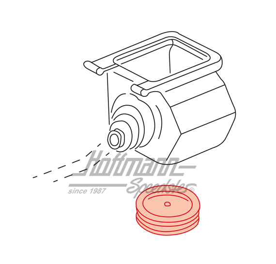 Copertura, leva del cambio, inferiore, Golf 1                                                       