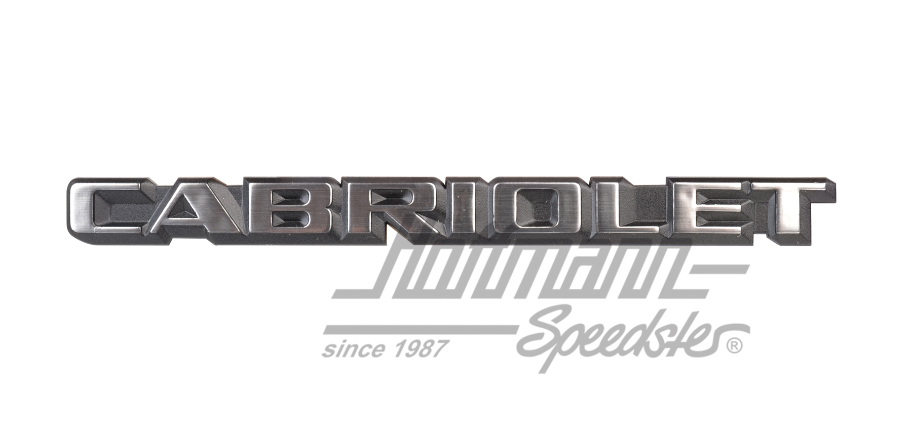 Logo, Cabriolet, posteriore, piccolo | 155 853 687 F GX2 | 180-6559-22