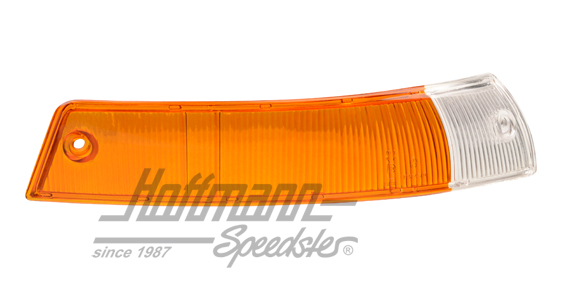 Vetro di lampeggiatore, giallo/bianco, 911/912, 65-68, destra | 901 631 402 00 gelb/weiß | 580-1642
