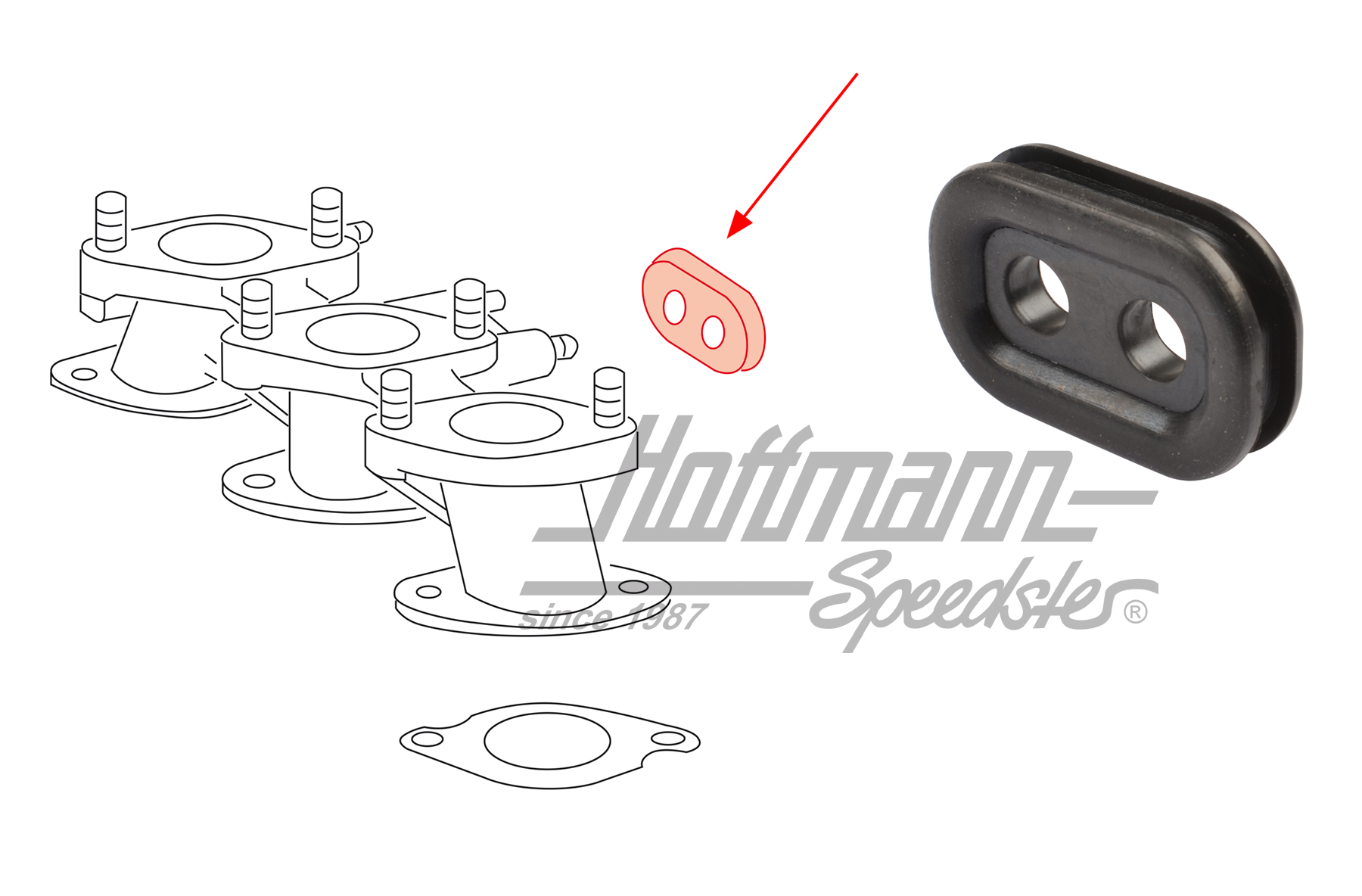 Becuccio, collettore di aspirazione
, 911/914                                                      