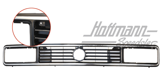 Calandra, per fanale doppio, cromata | 255 853 652 K | 370-3610