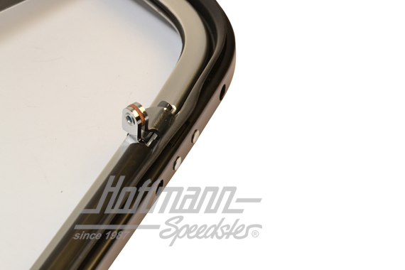 Deflettore, completo, Furgone T2, cromato, destra                                                   