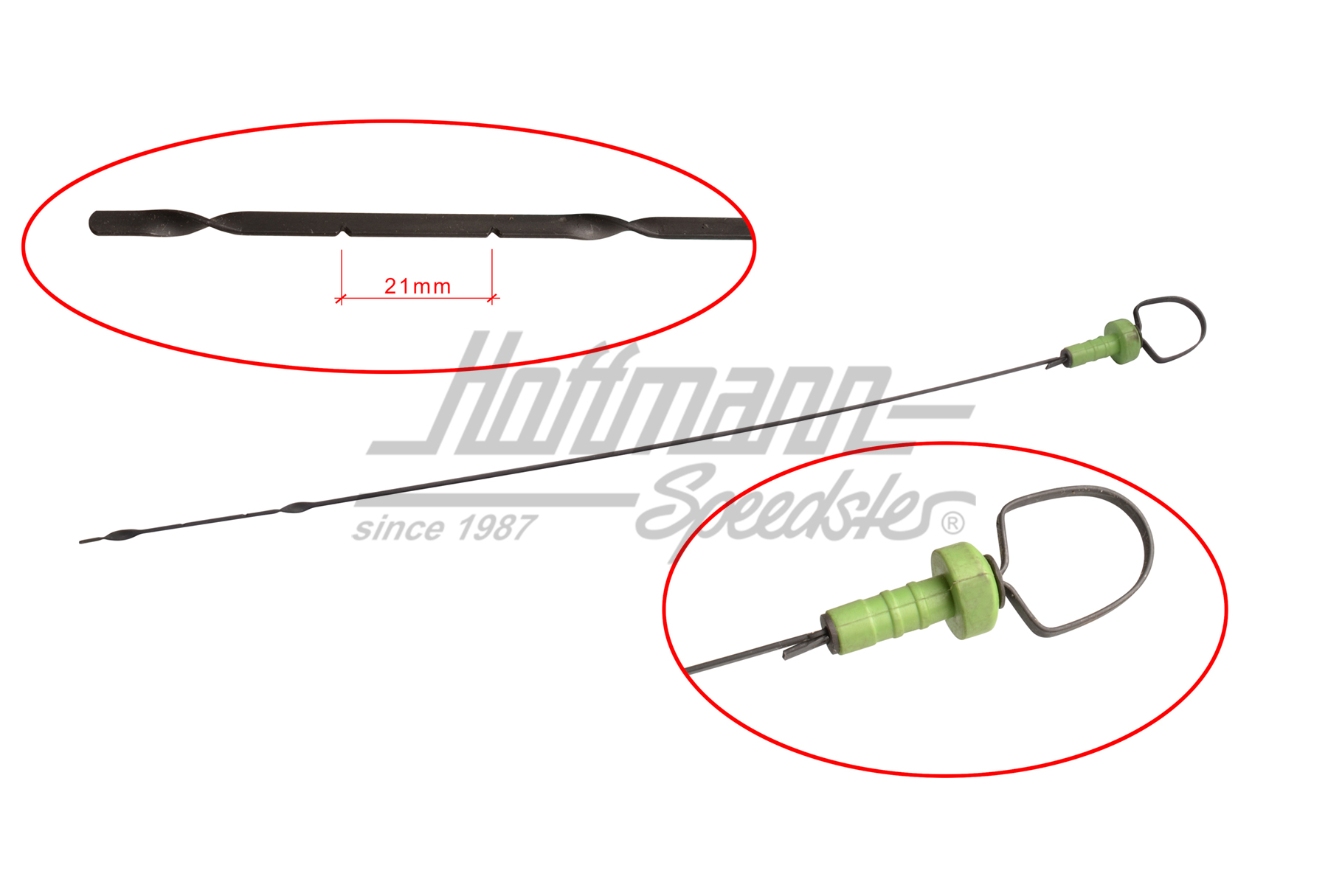 Asta livello dell'olio
, Furgone T3, WBX, Syncro, 84-92 | 025 115 611 B | 307-3005-08