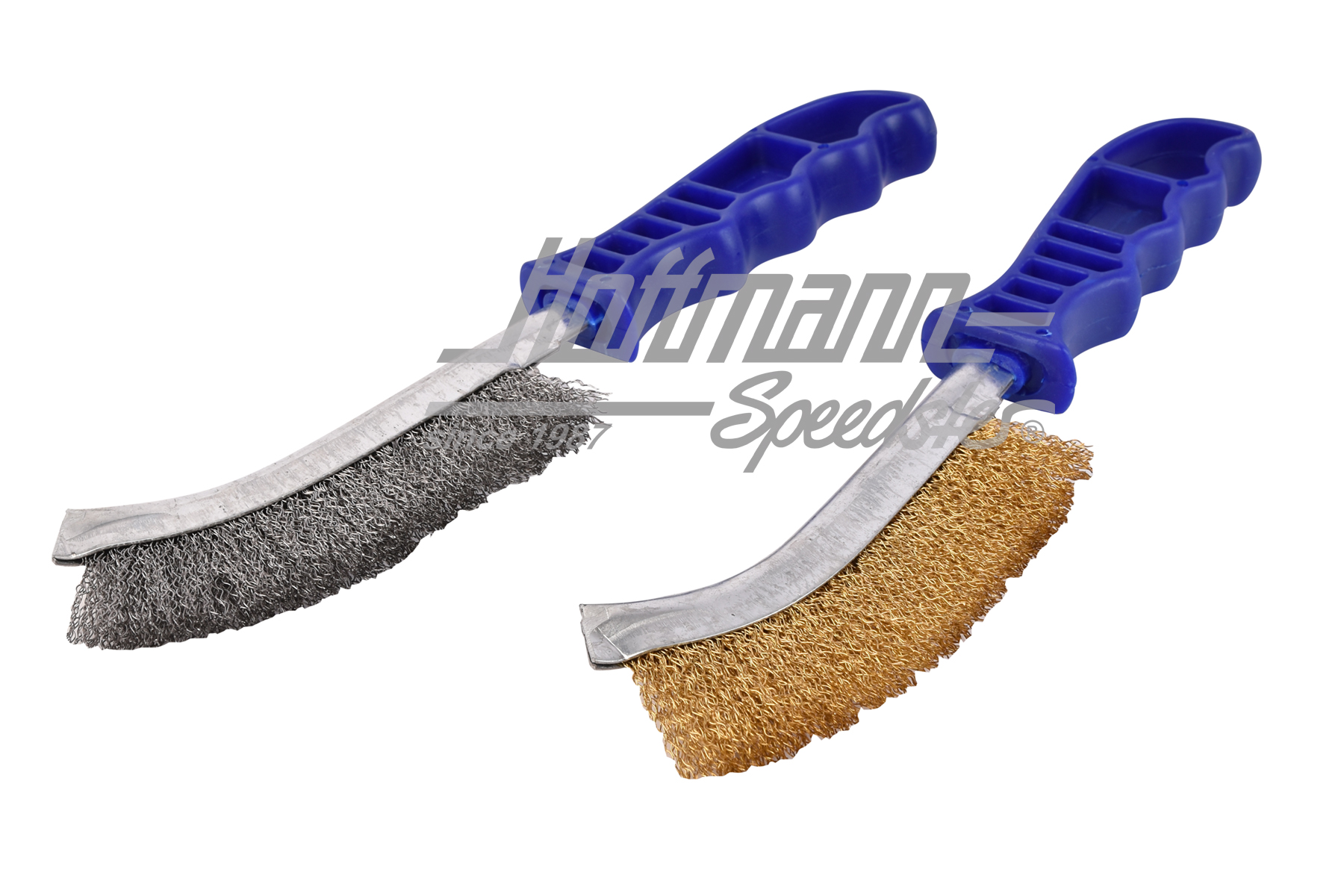 Set di spazzole metalliche, acciaio + ottone, 2 pezzi                                               