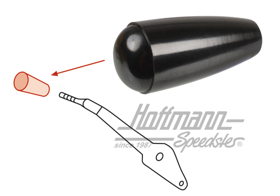 Bottone riscaldamento, 356 C/911/912, nero | 695 424 792 00 | 510-7012-10