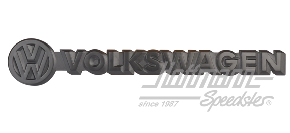 Logo, Volkswagen, posterior, nero | 253 853 685 | 370-3862-12