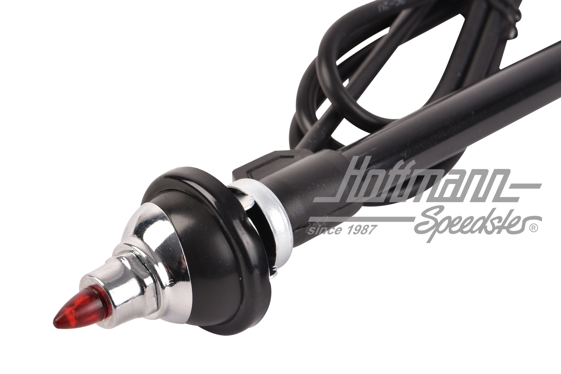 Antenna, stile Hirschmann, punta rossa
                                                            