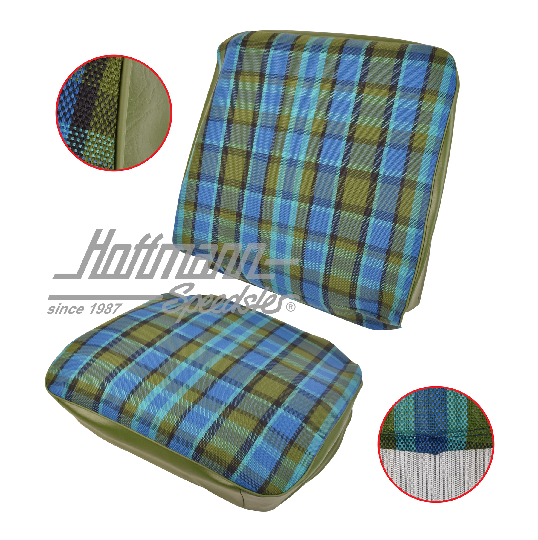 Coprisedile, Westfalia, blu/verde, 68-74 |  | 098-1300-50