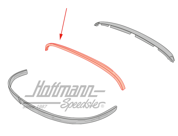 Centina sopra lunotto, 12.68 (legno) | 141 871 871 B WD | 060-4100-14