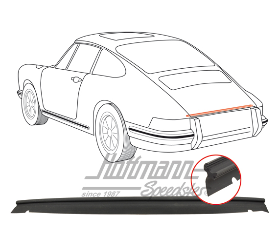 Guarnizione di copertura motore, inferiore, 911, 74-86                                              