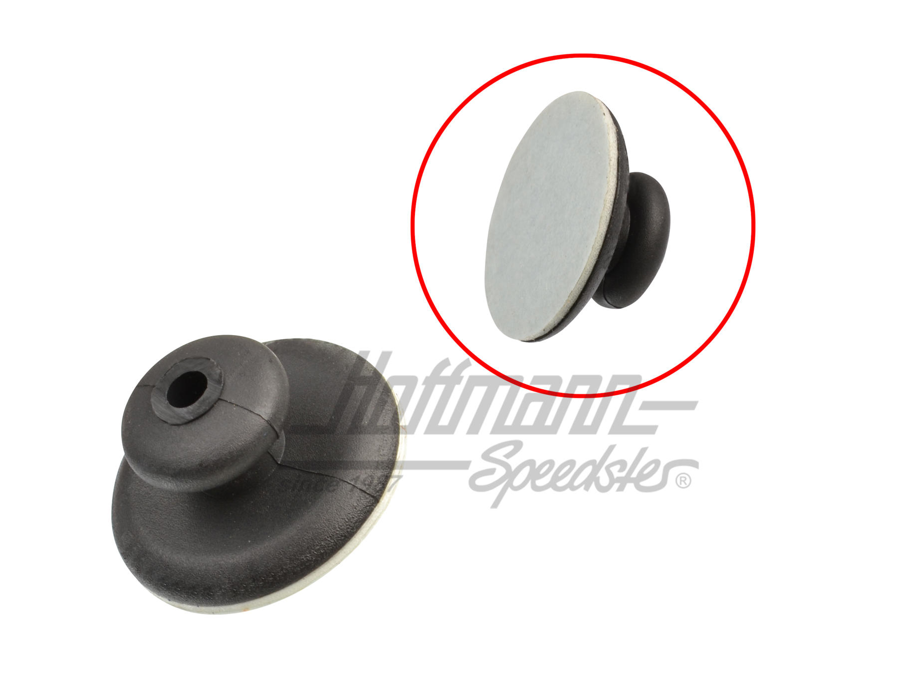 Tappo, tappetino vano piedi, anteriore, nero | 251 863 981  041 | 360-1558