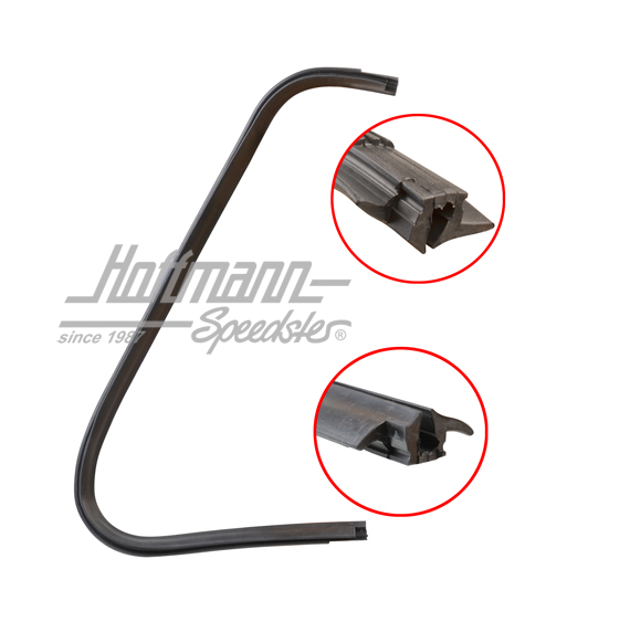 Guarnizione deflettore, destra, fissa | 211 837 626 A | 090-6164-02