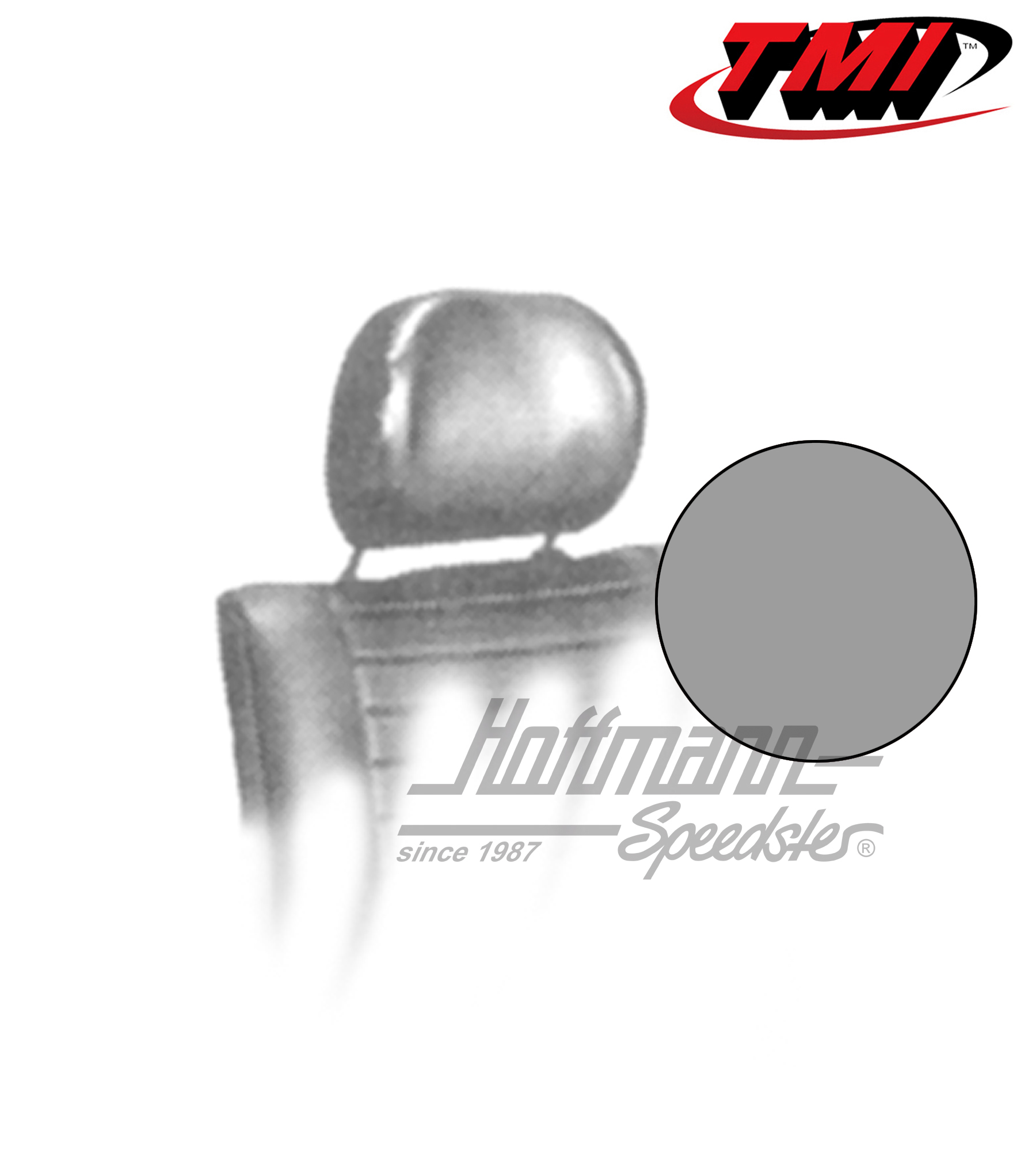 Copri poggiateste, 8.75-, grigio | 43-1010-16 | 055-7035