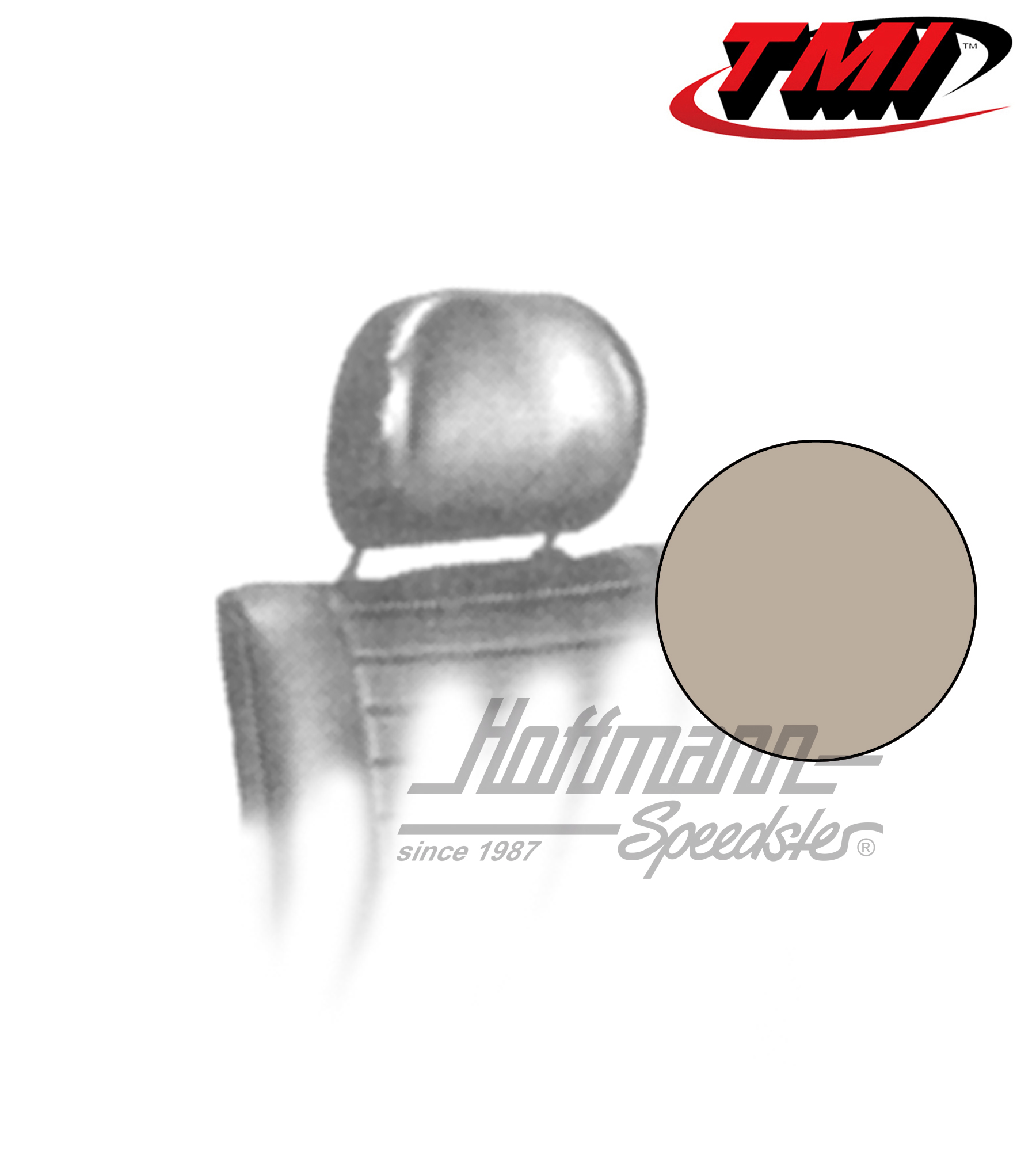 Copri poggiateste, 8.75-, beige | 43-1010-14 | 055-7030