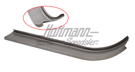 Lamiera di riparazione, porta, inferiore, interiore, destra | 211 831 106 D | 096-0034-02