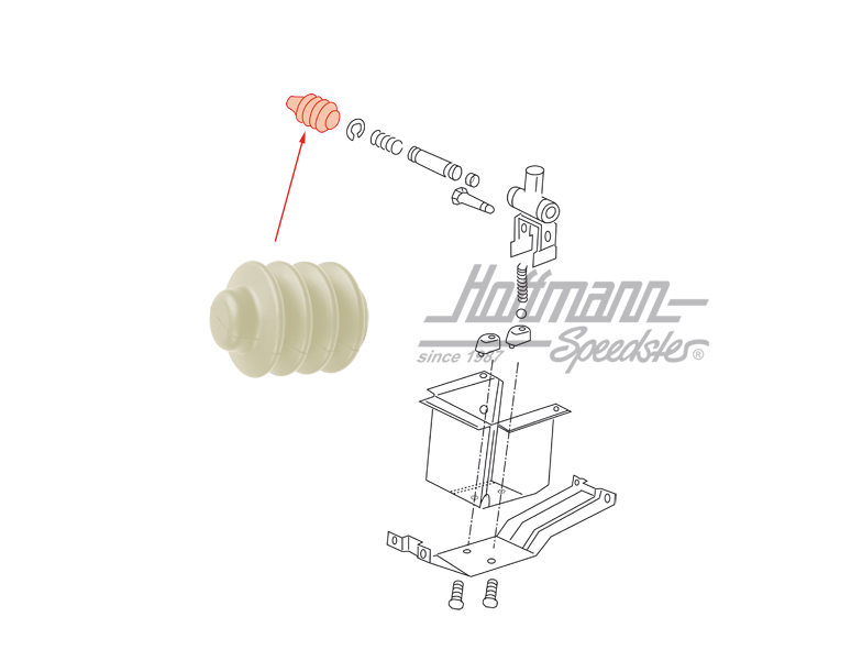 Manicotto di tenuta a soffietto, laterale | 251 711 248 A | 315-1400