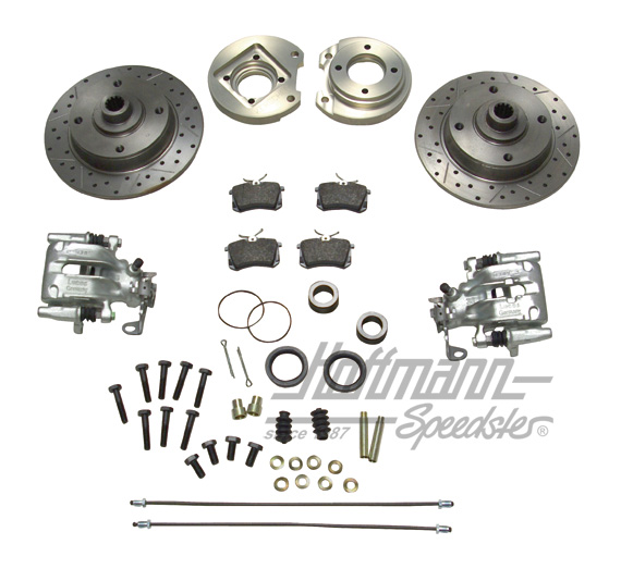 Freno a disco H4, forato, 4 fori / PCD 130, braccio obliquo | BA KER 33 HS | 020-3918