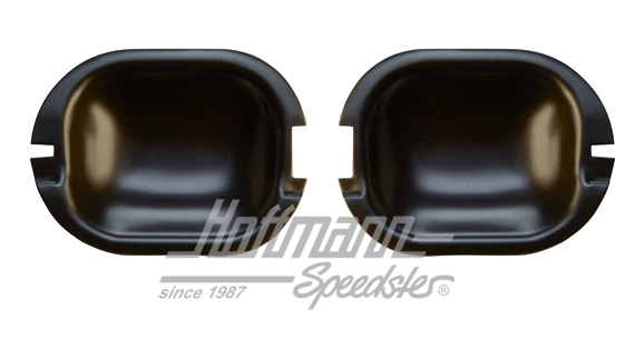 Protezioni di maniglia portiera, alluminio, nero, Golf 8.83- | 50028 | 200-6645