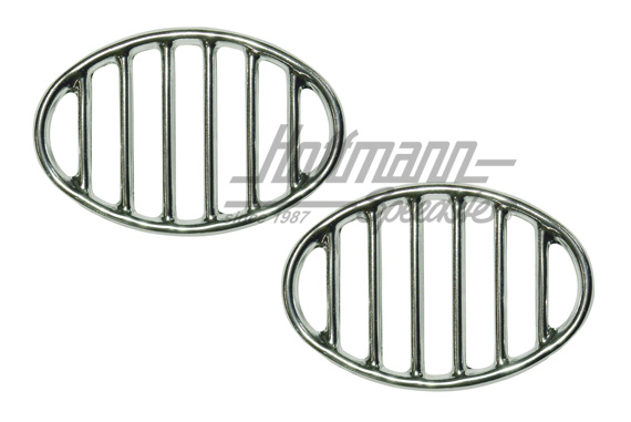 Griglia decorativa clacson, di serie, alluminio, colore argento | 113 853 641 A | 020-2020