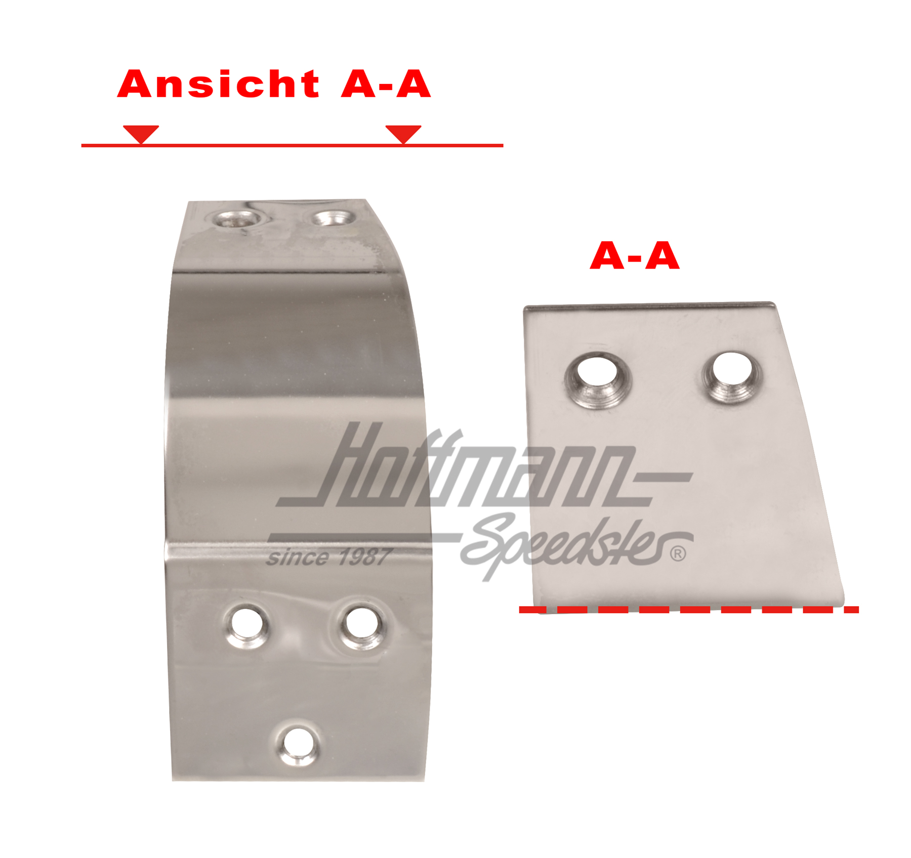 Copertura, montante B, Cabriolet, 58-74, destra                                                     