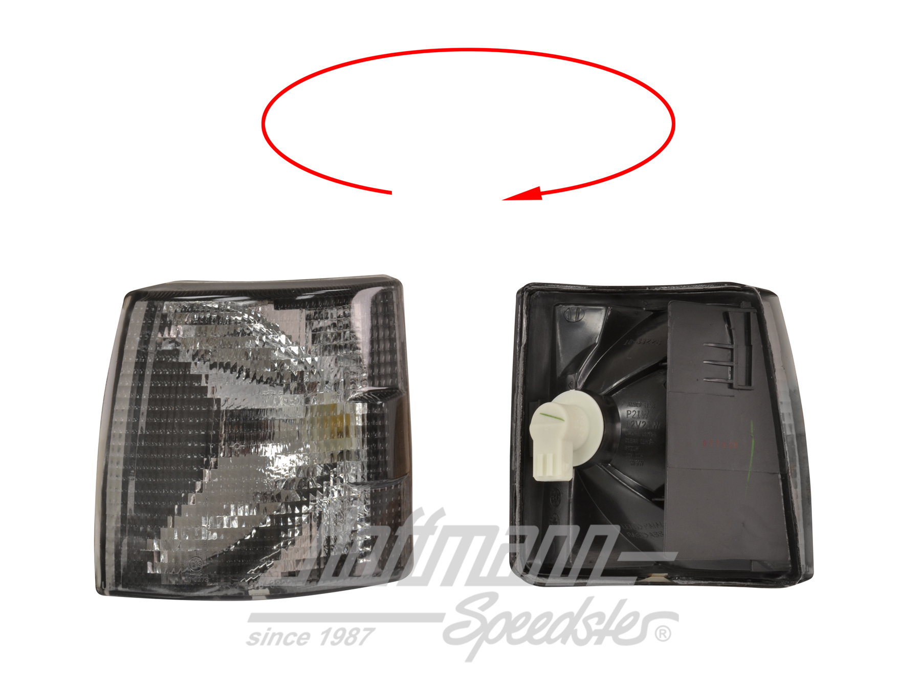 Lampeggiatore
, anteriore, nero, sinistra (corto)                                                  