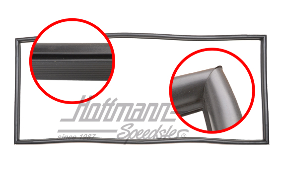 Guarnizione sportello motore, 8.67-7.71, Qualità Superiore | 211 827 711 A | 090-6170-06