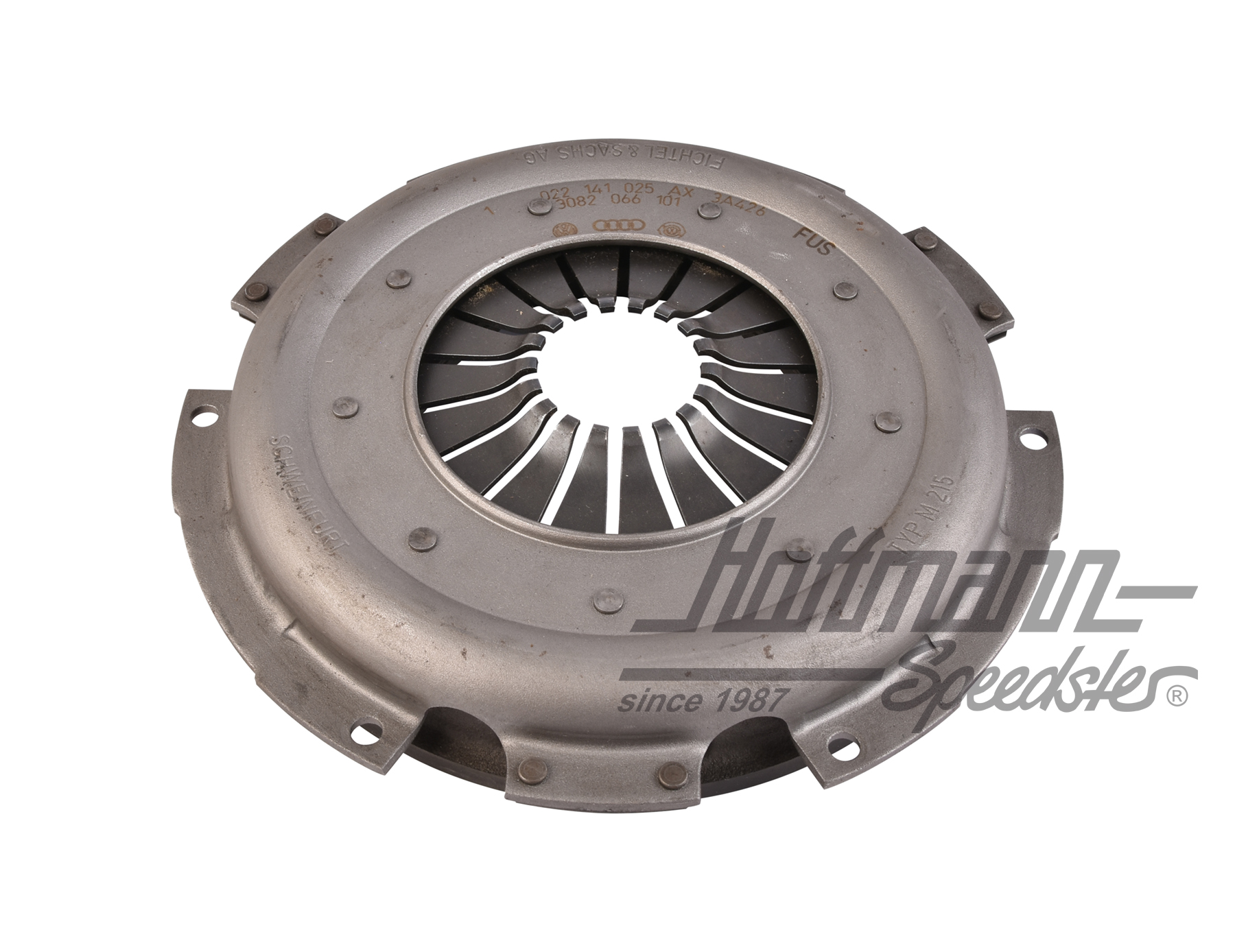 Spingidisco frizione, 215 mm, 1.8, 2.74-7.75, NOS | 022 141 025 AX | 090-0593