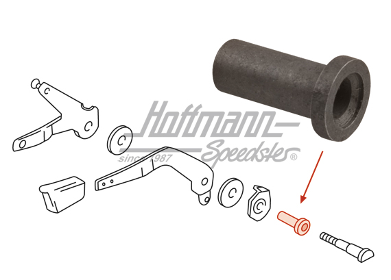 Maniccotto di serraggio, leva riscaldamento,  911, 82-89                                            