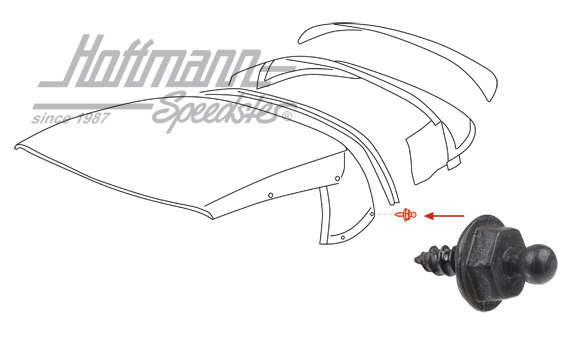 Parte inferiore vite Tenax, 4.2 x 10, nera                                                          