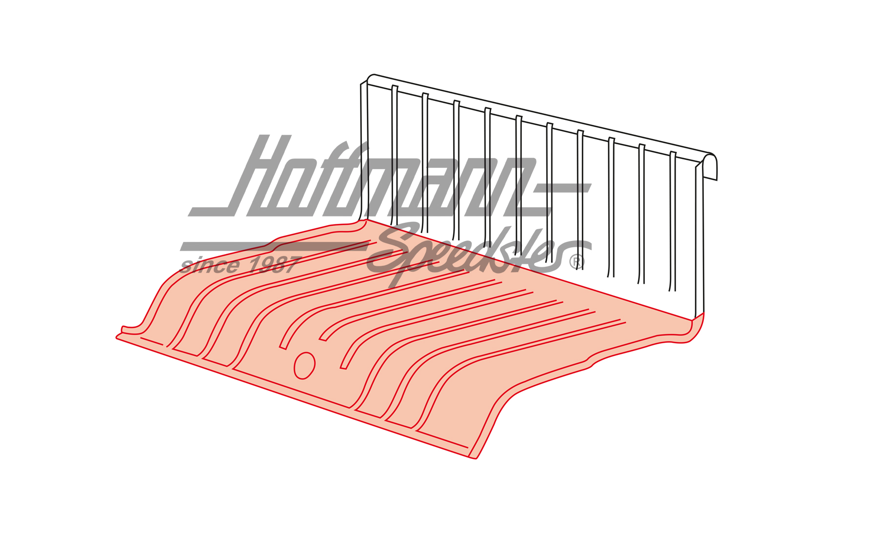 Fondo bagagliaio, posteriore, 55-67, Qualità Superiore                                              