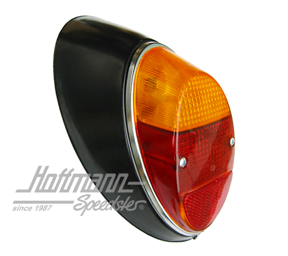 Fanale posteriore, 5.61-, rosso/arancio, sinistra | 111 945 095 M | 020-4481