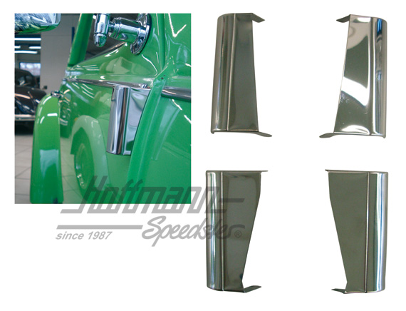 Copertura cerniera porta, acciaio inossidabile | 0484 | 020-3000