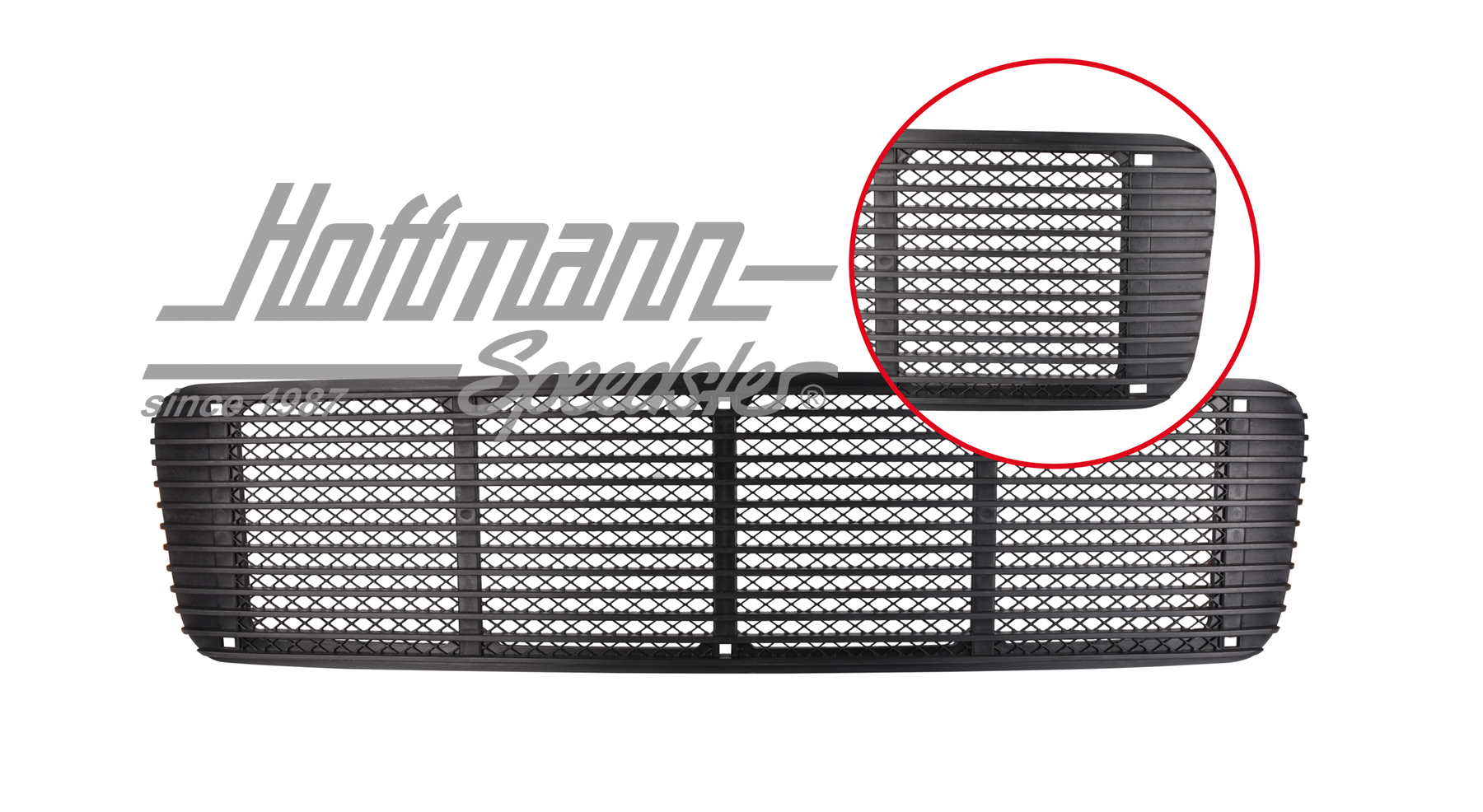 Griglia cofano, nera, 74-89 | 911 559 411 01 | 510-9583-10
