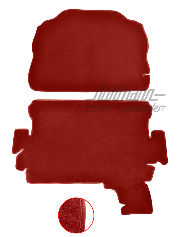Set tappeti, bagagliaio, 1303, rosso |  | 026-6626