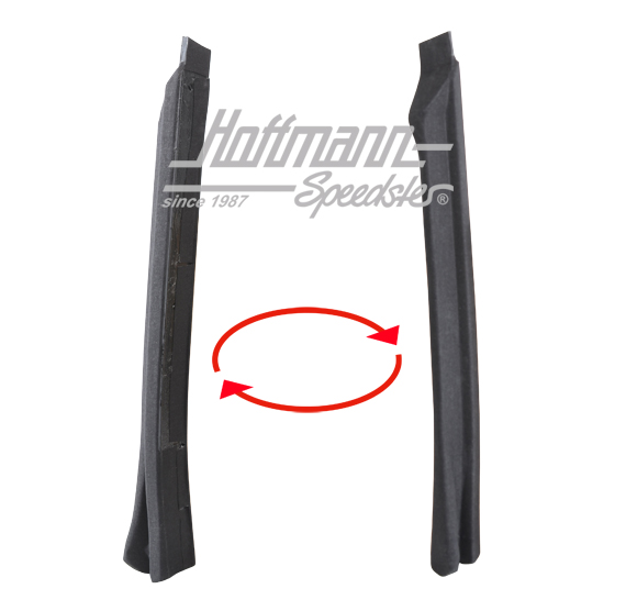 Guarnizione, telaio del tetto interiore, 83-85, destra                                              