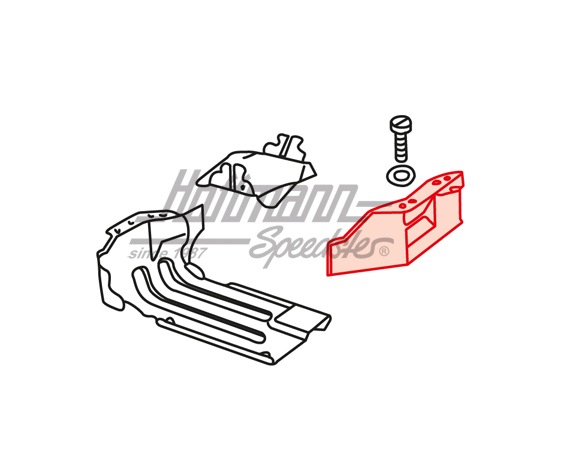 Deflettore aria, posteriore, sinistra
, nero                                                       