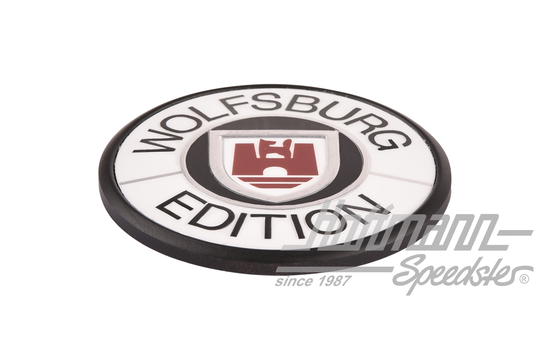 Emblema, edizione Wolfsburg, bianco                                                                 