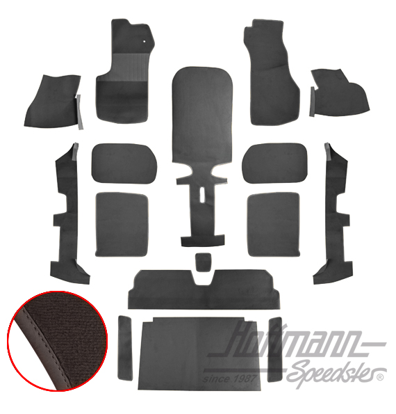 Set tappeti, Golf Cabriolet, 79-93, antracite |  | 180-3010-15