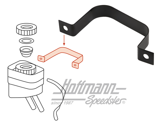 Fascetta
, serbatoio liquido del freno, 914
                                                      