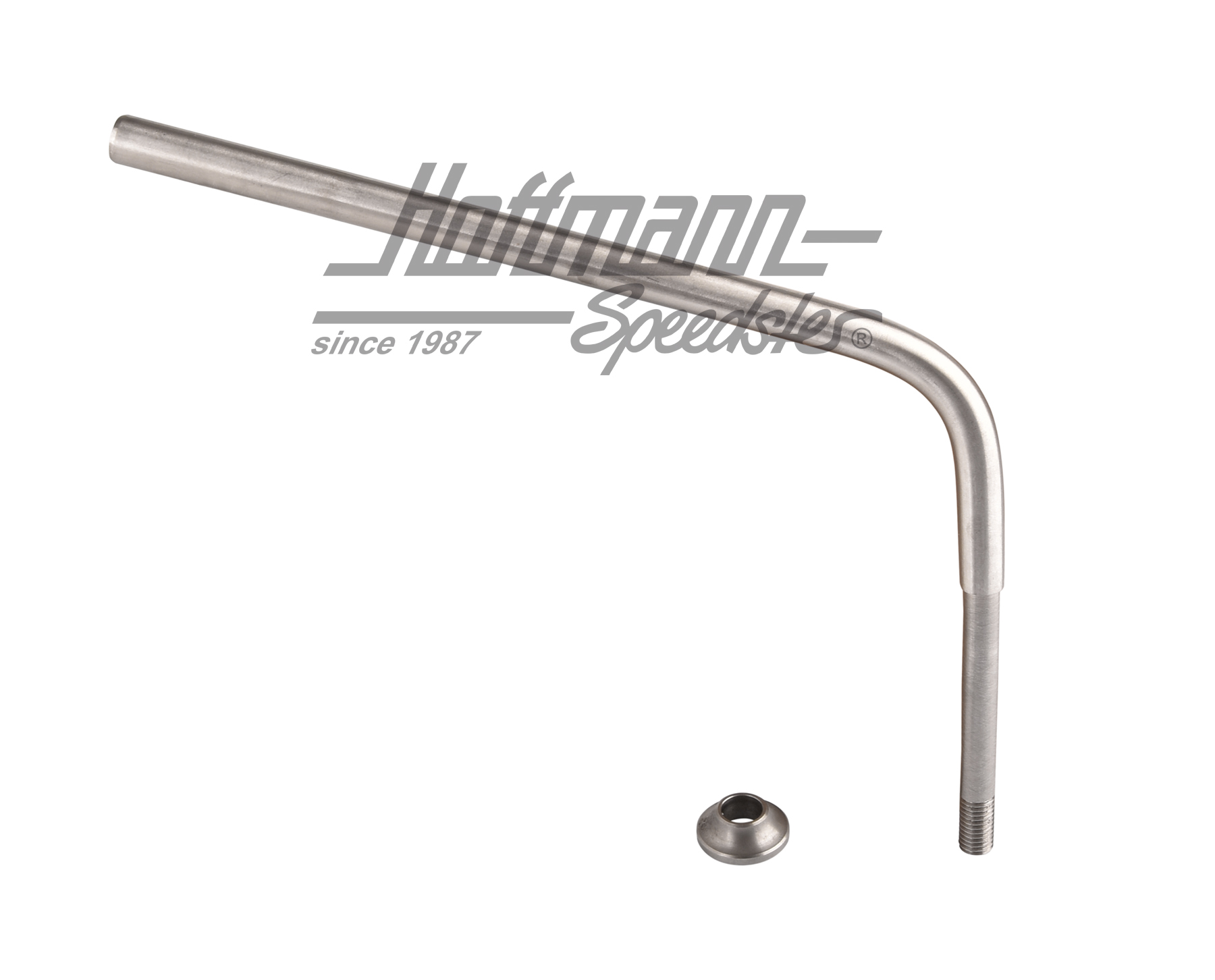 Braccio specchietto retrovisore, cerniera porta, 8mm, acciaio, sinistra | 211 857 528A SS | 089-5018-11