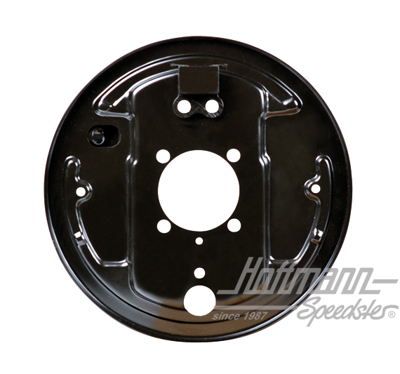 Piastra d'ancoraggio freno, Furgone T1, 63-67, posteriore, sinistra | 211 609 439 B | 089-2696-11