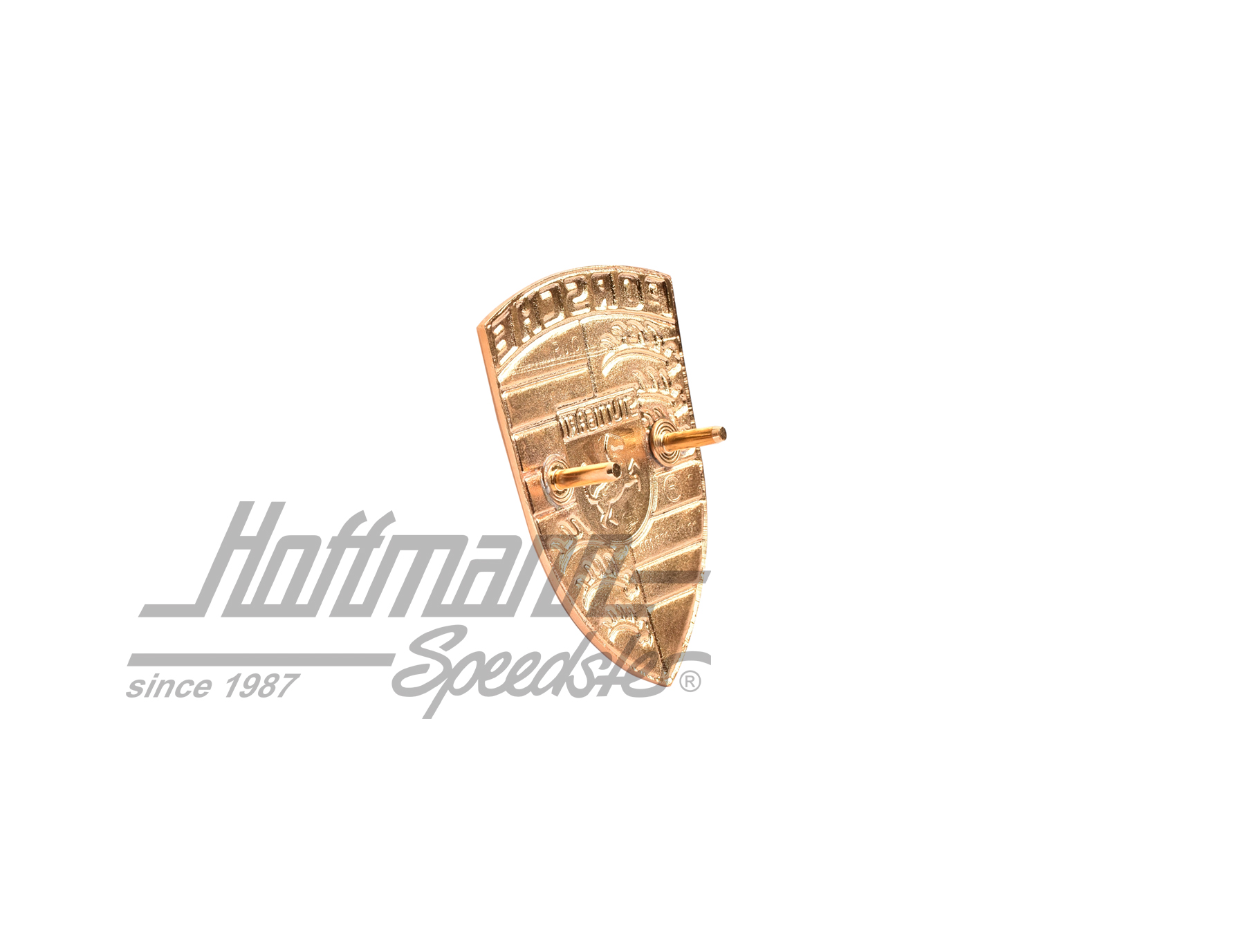 Logo cofano anteriore, 911, 66-73, arancio, NOS                                                     