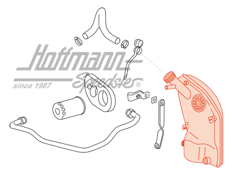 Serbatoio dell'olio, Porsche, 3.0-3.2, 78-89                                                        