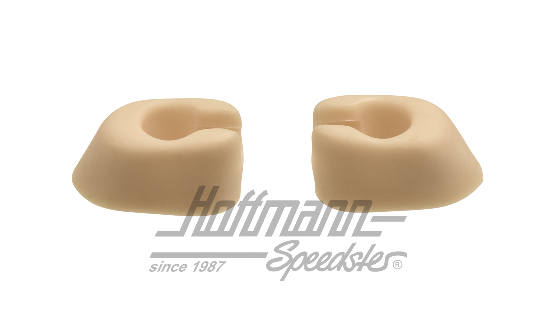 Clip alette parasole, 64-67/67-79, bianco avorio | 111 857 561 IV | 055-7370-10