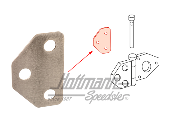 Supporto, cerniera della portiera, superiore / inferiore
                                          