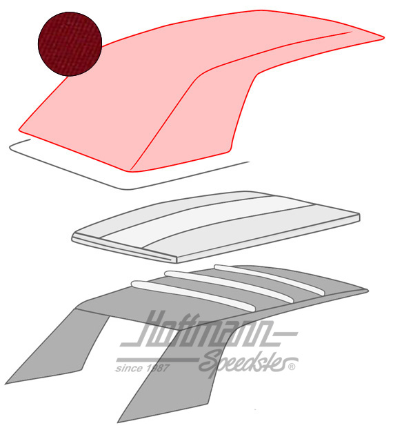 Capote, 1.79-7.93, Sonnenland, rosso |  | 180-4912-60