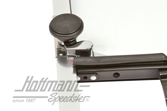 Deflettore, completo, Furgone T2, cromato, sinistra                                                 